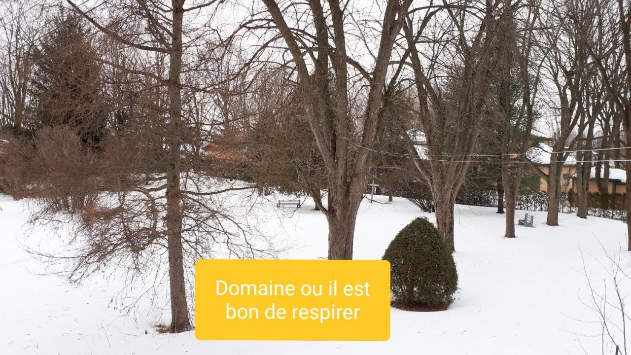 Mhotel Domaine L'Envolee- Maison Fleurie Victoriaville Exteriér fotografie